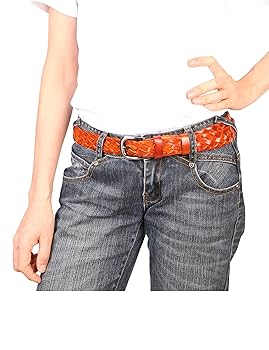 Amazon | [Minimachi] 編み込みベルト メッシュベルト